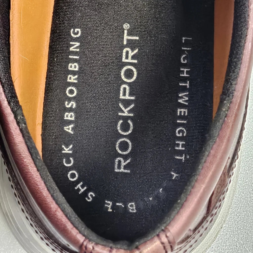Rockport Kessler Wingtip Oxford Shoes CH5310 Leather Dark‎ Cherry Men 11.5M